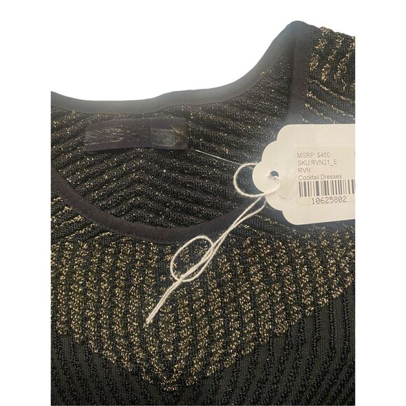 RVN Golden Hour Sheath Mini Black Dress Size 4 MSRP: $450 - Picture 10 of 10